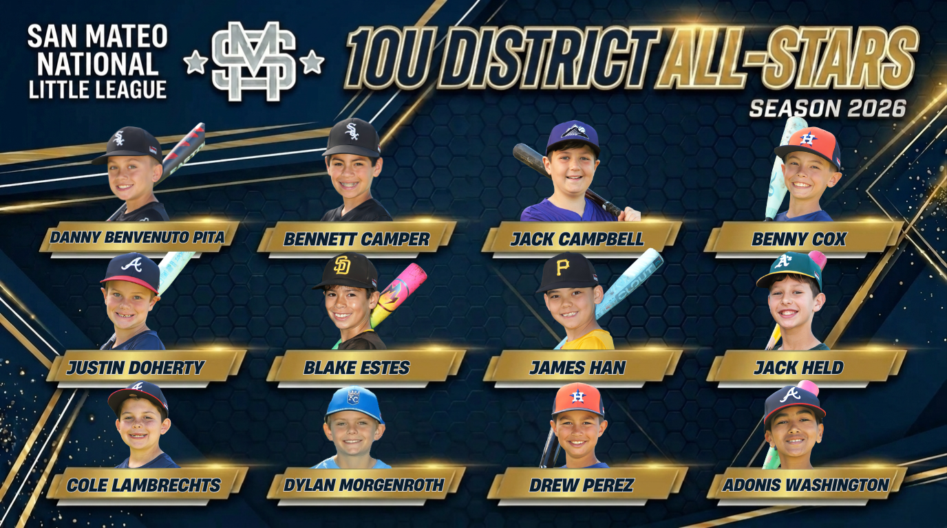 2026 SMNLL 10U District All Star Team Banner