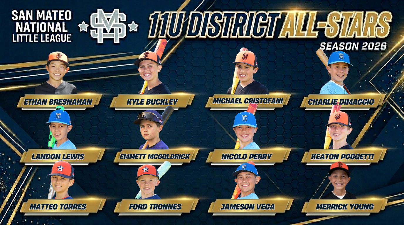 2026 SMNLL 11U District All Star Team Banner