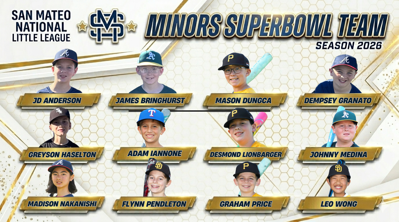 2026 SMNLL Minors Superbowl Team Banner