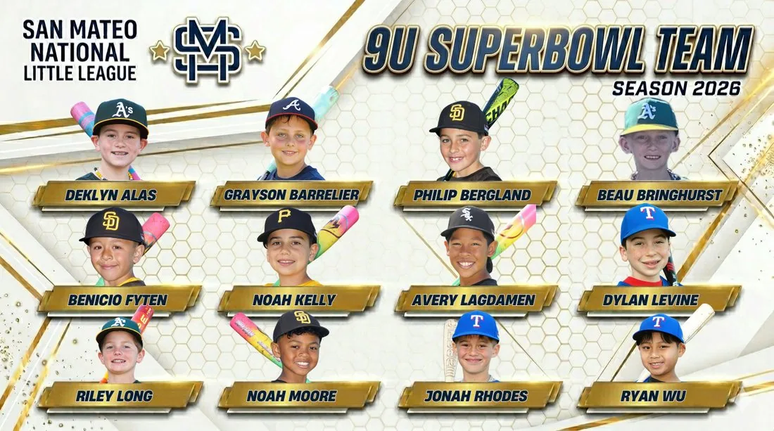 2026 SMNLL 9U Superbowl Team Banner